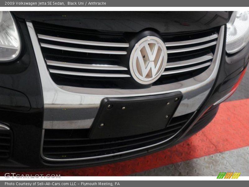Black Uni / Anthracite 2009 Volkswagen Jetta SE Sedan
