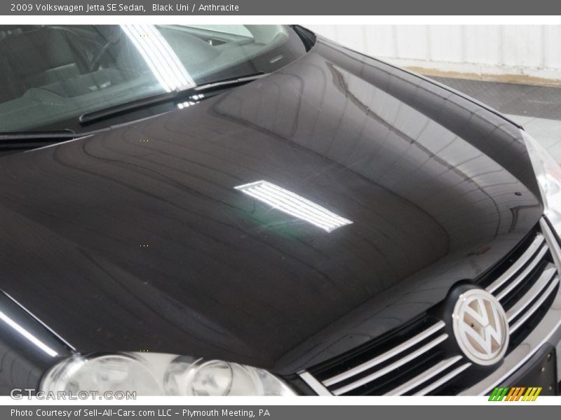 Black Uni / Anthracite 2009 Volkswagen Jetta SE Sedan