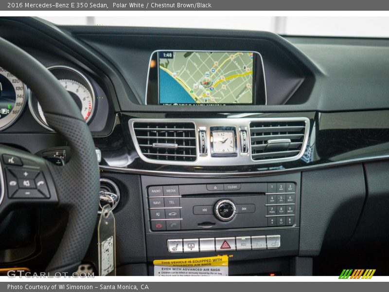 Polar White / Chestnut Brown/Black 2016 Mercedes-Benz E 350 Sedan