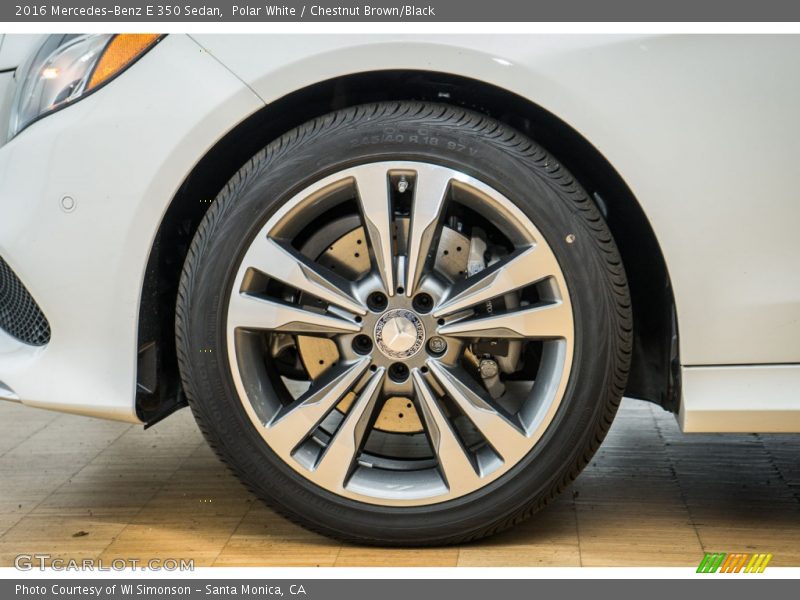 Polar White / Chestnut Brown/Black 2016 Mercedes-Benz E 350 Sedan