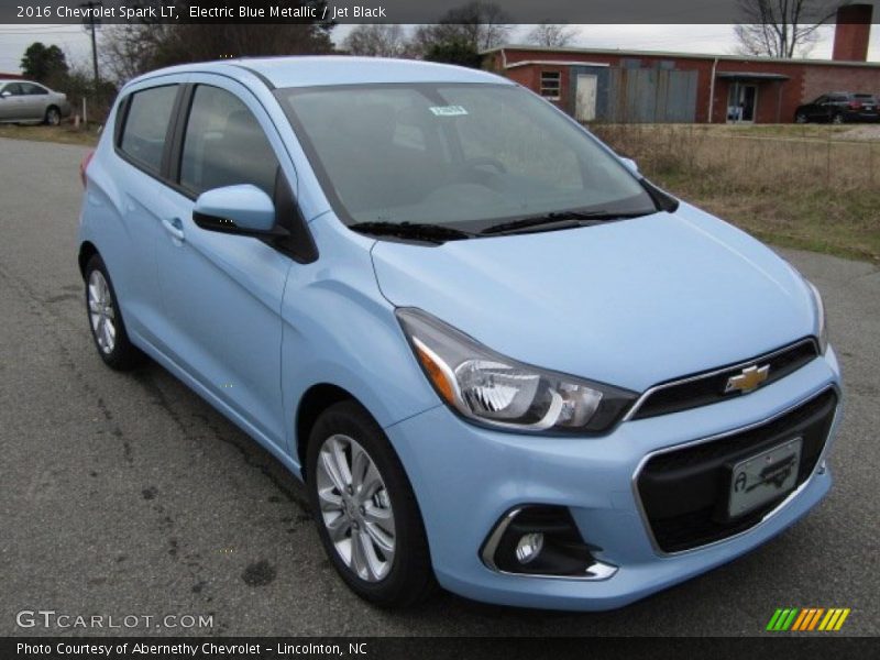 Electric Blue Metallic / Jet Black 2016 Chevrolet Spark LT