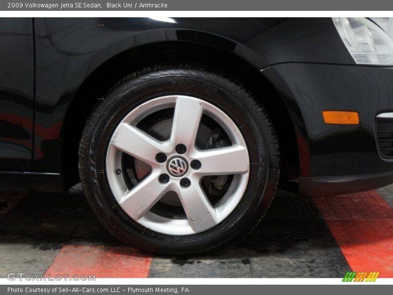 Black Uni / Anthracite 2009 Volkswagen Jetta SE Sedan