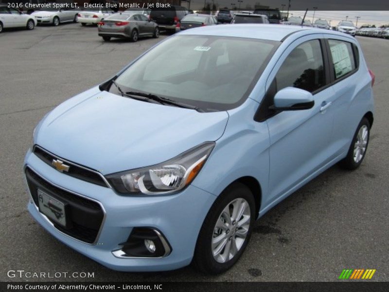 Electric Blue Metallic / Jet Black 2016 Chevrolet Spark LT