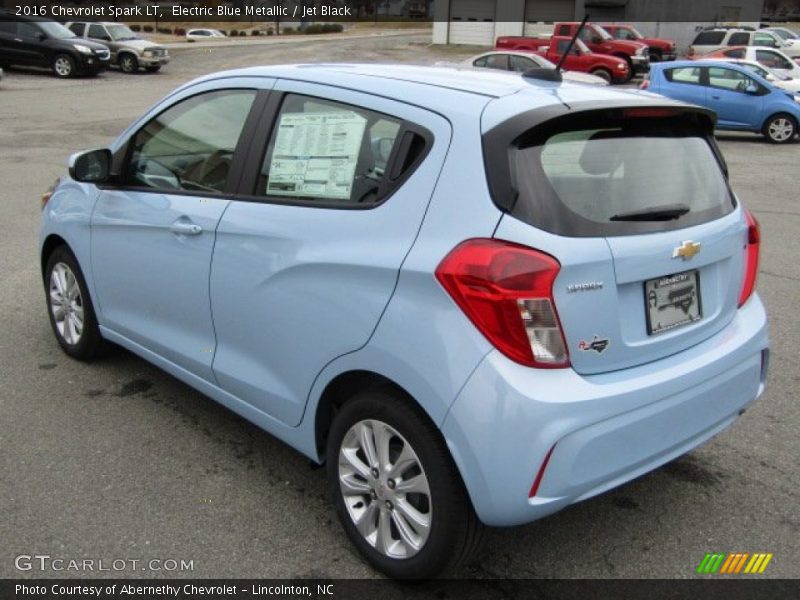 Electric Blue Metallic / Jet Black 2016 Chevrolet Spark LT