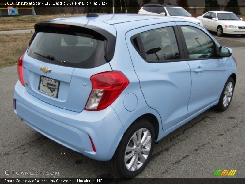 Electric Blue Metallic / Jet Black 2016 Chevrolet Spark LT