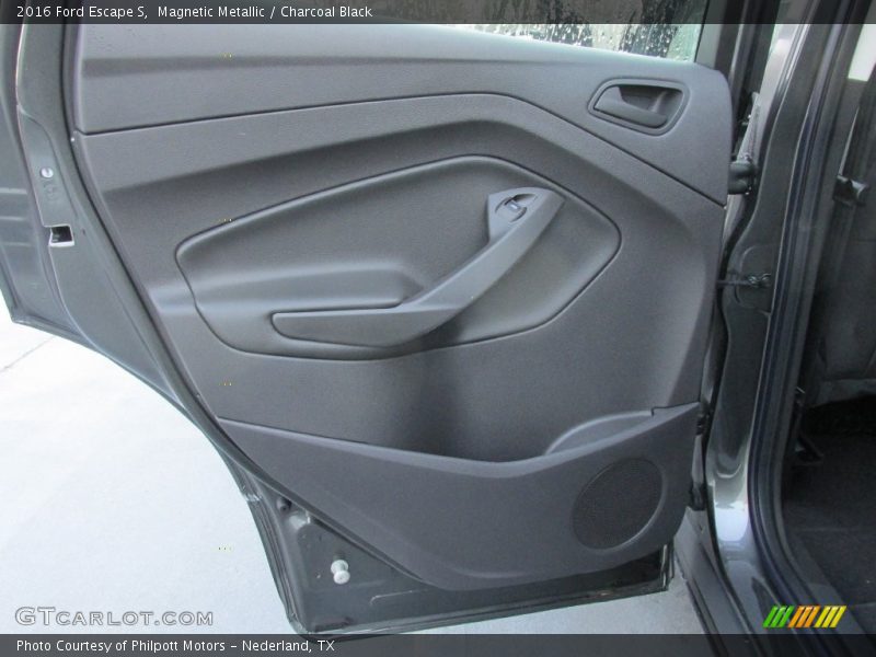 Magnetic Metallic / Charcoal Black 2016 Ford Escape S