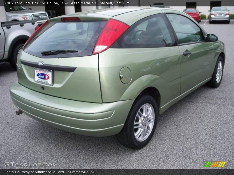 Kiwi Green Metallic / Charcoal/Light Flint 2007 Ford Focus ZX3 SE Coupe