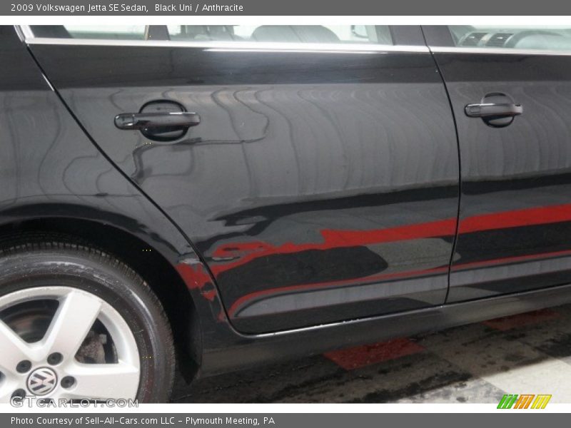 Black Uni / Anthracite 2009 Volkswagen Jetta SE Sedan