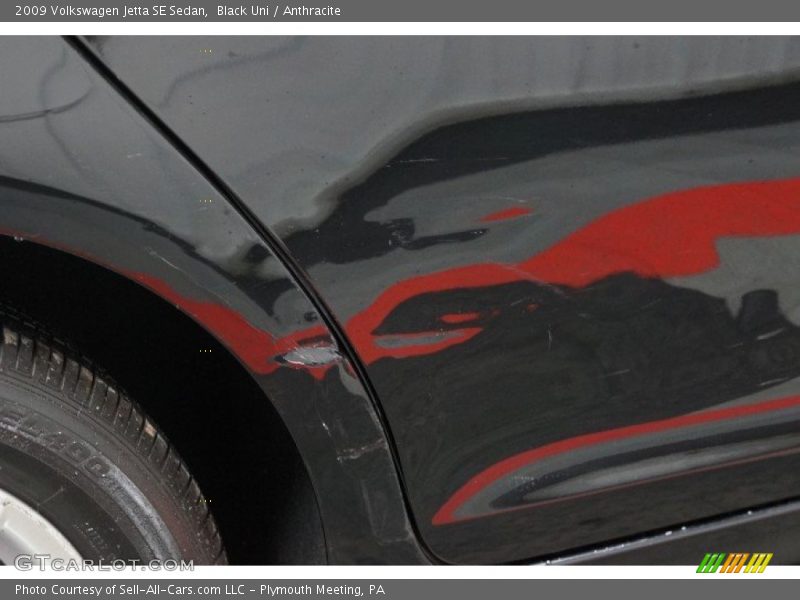 Black Uni / Anthracite 2009 Volkswagen Jetta SE Sedan