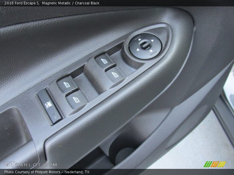 Magnetic Metallic / Charcoal Black 2016 Ford Escape S