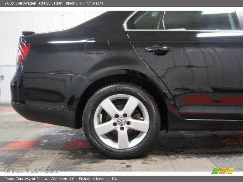 Black Uni / Anthracite 2009 Volkswagen Jetta SE Sedan