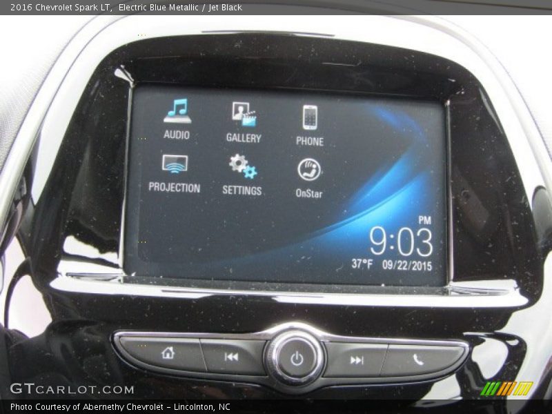 Electric Blue Metallic / Jet Black 2016 Chevrolet Spark LT