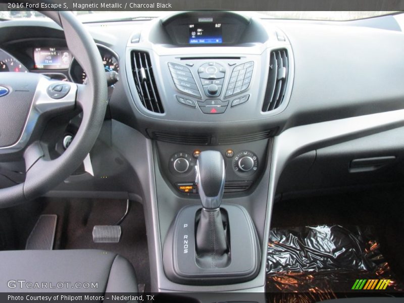 Magnetic Metallic / Charcoal Black 2016 Ford Escape S