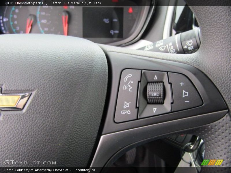 Electric Blue Metallic / Jet Black 2016 Chevrolet Spark LT