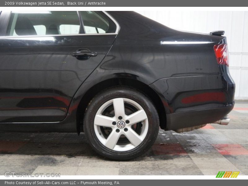 Black Uni / Anthracite 2009 Volkswagen Jetta SE Sedan