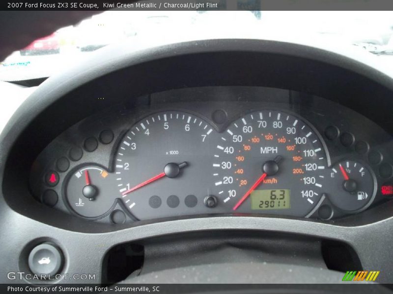 Kiwi Green Metallic / Charcoal/Light Flint 2007 Ford Focus ZX3 SE Coupe