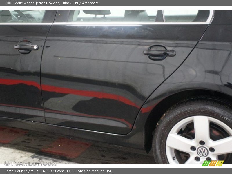 Black Uni / Anthracite 2009 Volkswagen Jetta SE Sedan