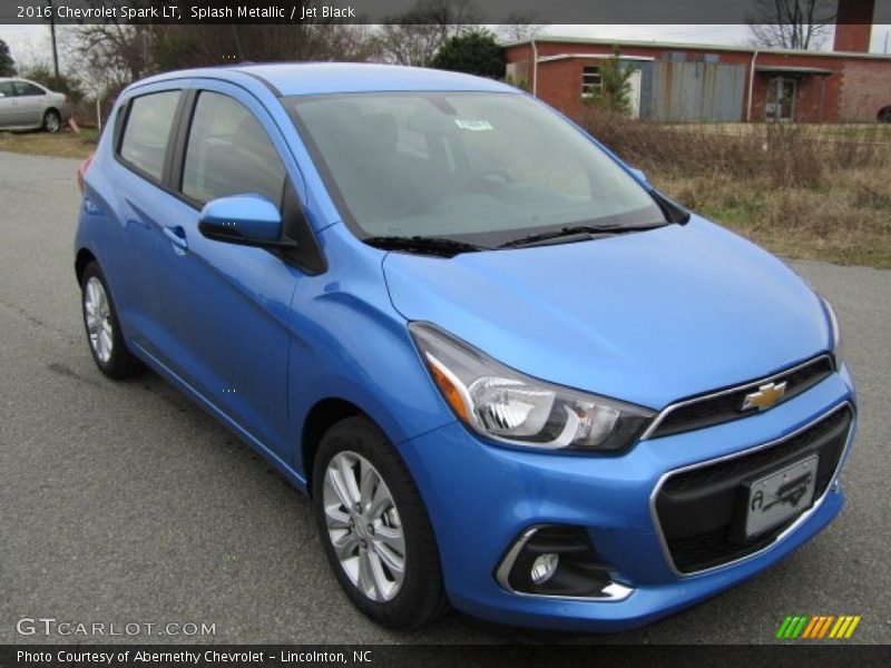 Splash Metallic / Jet Black 2016 Chevrolet Spark LT