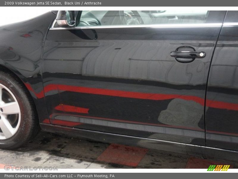 Black Uni / Anthracite 2009 Volkswagen Jetta SE Sedan
