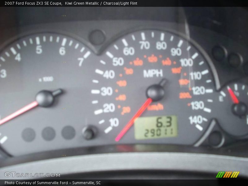 Kiwi Green Metallic / Charcoal/Light Flint 2007 Ford Focus ZX3 SE Coupe