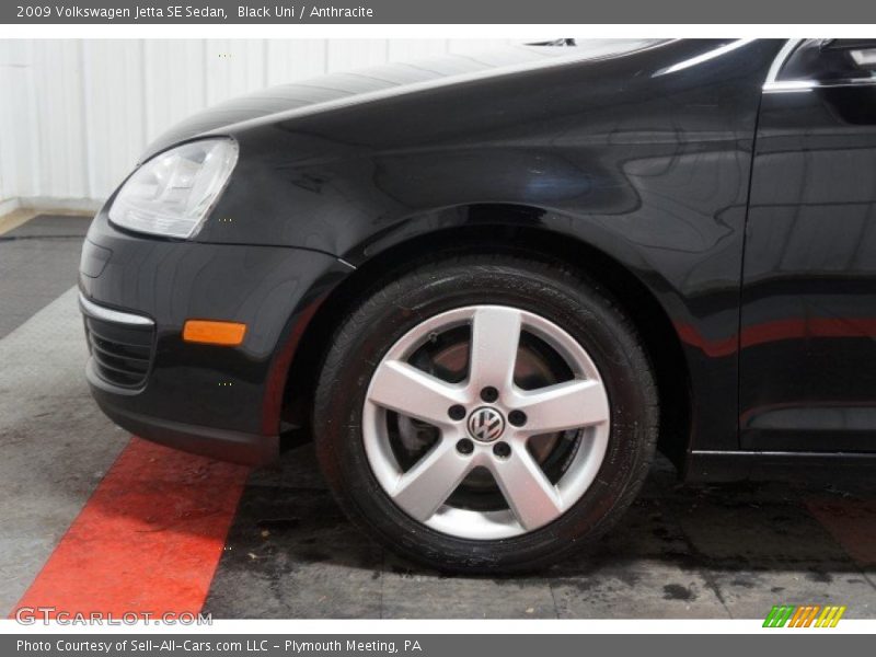 Black Uni / Anthracite 2009 Volkswagen Jetta SE Sedan