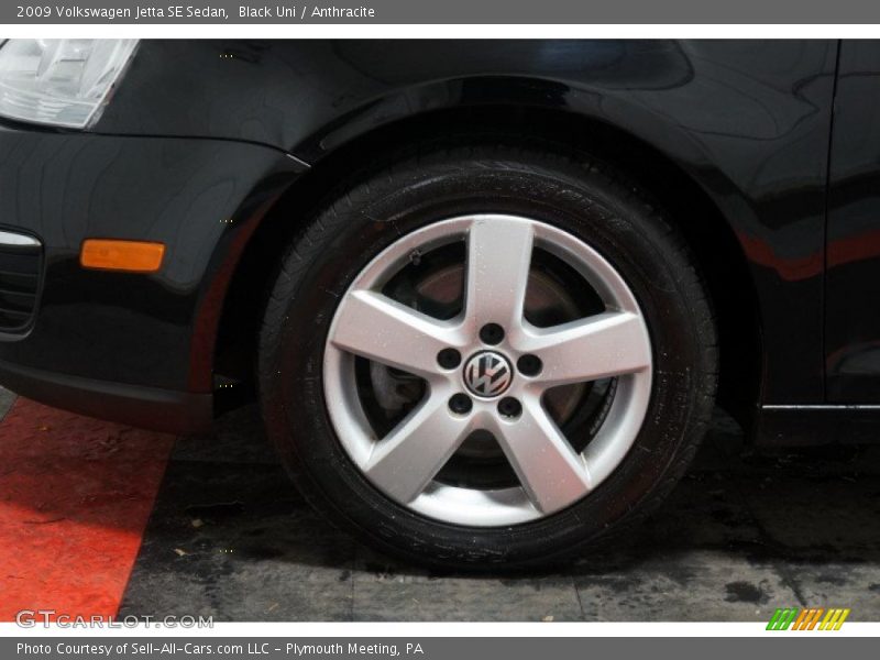 Black Uni / Anthracite 2009 Volkswagen Jetta SE Sedan
