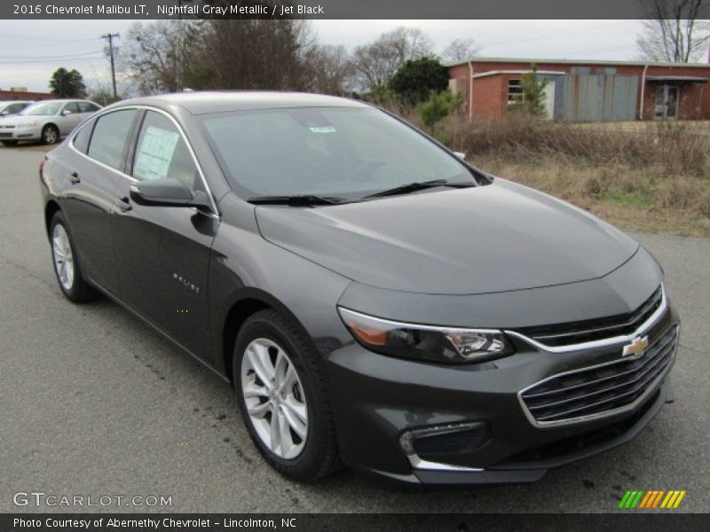 Nightfall Gray Metallic / Jet Black 2016 Chevrolet Malibu LT