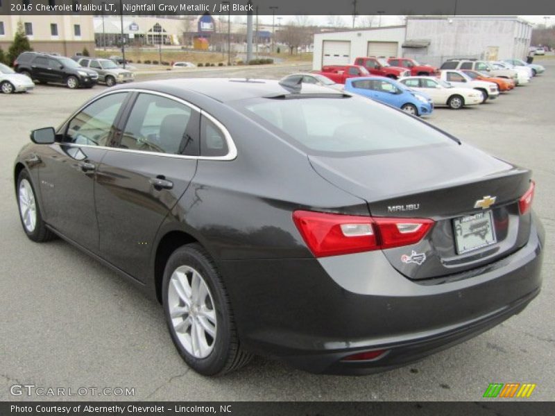 Nightfall Gray Metallic / Jet Black 2016 Chevrolet Malibu LT
