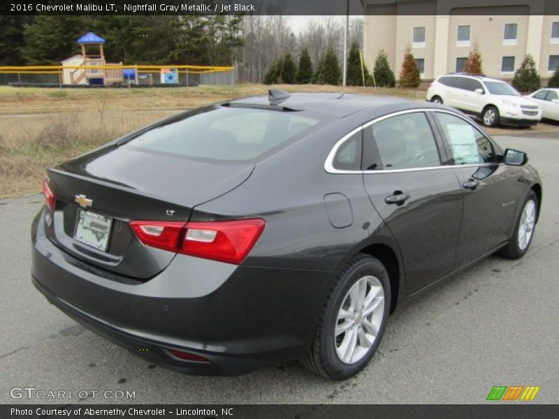 Nightfall Gray Metallic / Jet Black 2016 Chevrolet Malibu LT