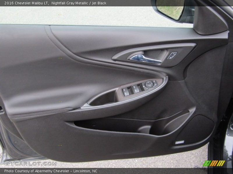 Nightfall Gray Metallic / Jet Black 2016 Chevrolet Malibu LT