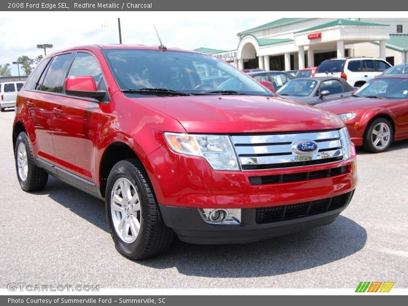Redfire Metallic / Charcoal 2008 Ford Edge SEL
