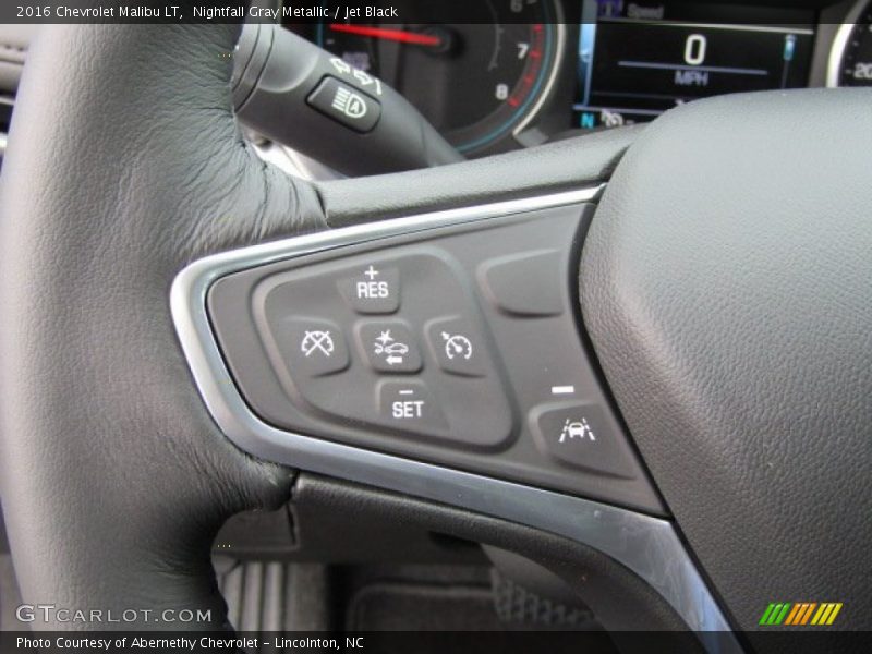 Nightfall Gray Metallic / Jet Black 2016 Chevrolet Malibu LT