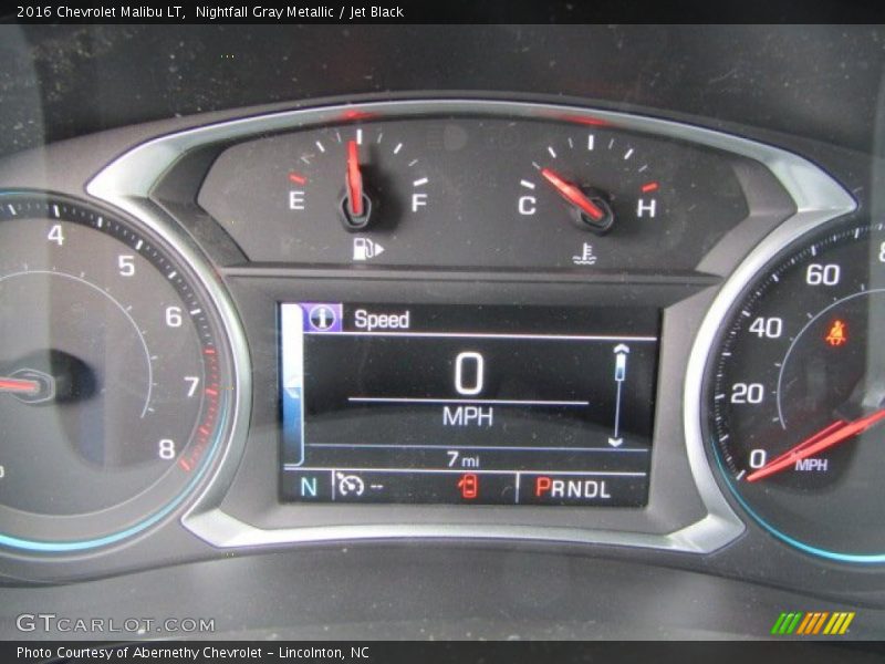 Nightfall Gray Metallic / Jet Black 2016 Chevrolet Malibu LT