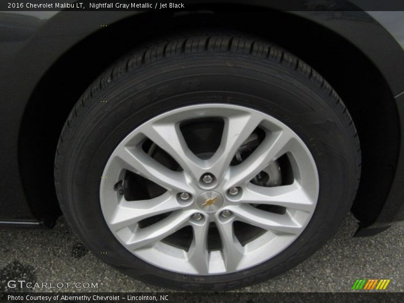 Nightfall Gray Metallic / Jet Black 2016 Chevrolet Malibu LT