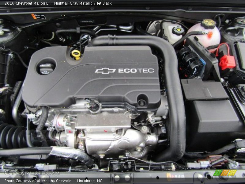 Nightfall Gray Metallic / Jet Black 2016 Chevrolet Malibu LT