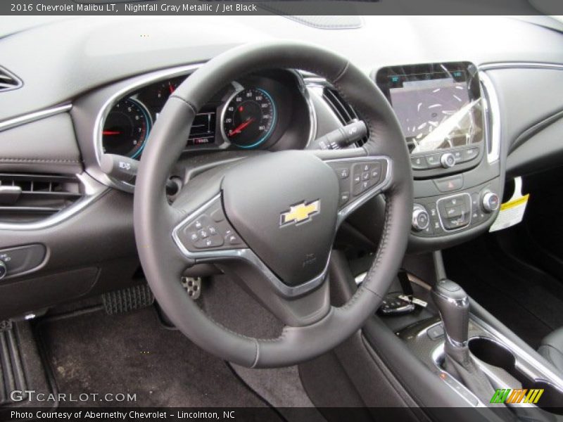 Nightfall Gray Metallic / Jet Black 2016 Chevrolet Malibu LT
