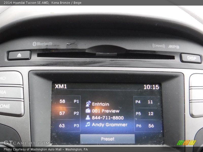 Kona Bronze / Beige 2014 Hyundai Tucson SE AWD