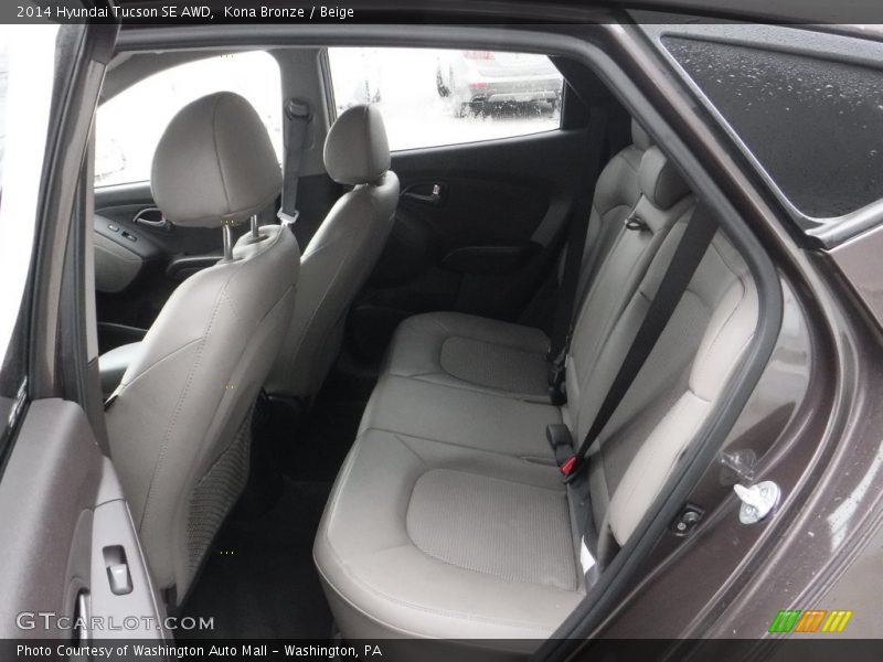 Kona Bronze / Beige 2014 Hyundai Tucson SE AWD