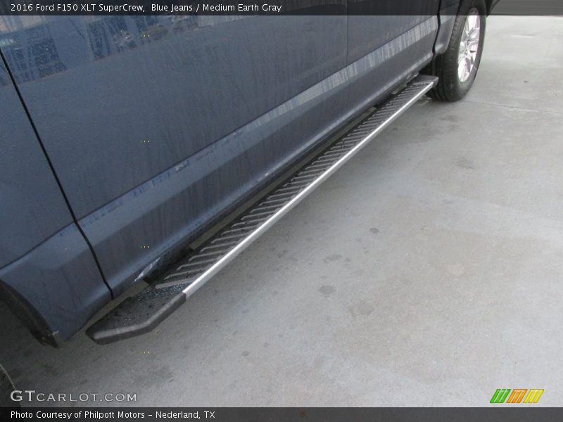 Blue Jeans / Medium Earth Gray 2016 Ford F150 XLT SuperCrew