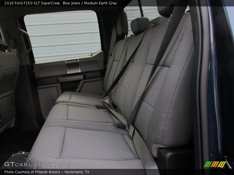 Blue Jeans / Medium Earth Gray 2016 Ford F150 XLT SuperCrew