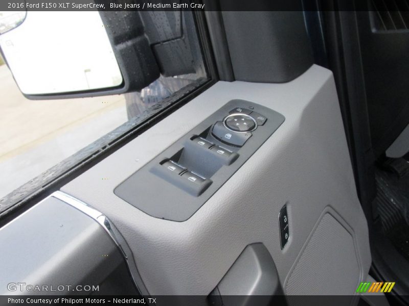 Blue Jeans / Medium Earth Gray 2016 Ford F150 XLT SuperCrew