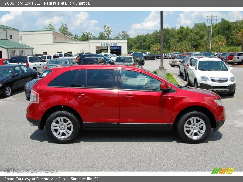 Redfire Metallic / Charcoal 2008 Ford Edge SEL