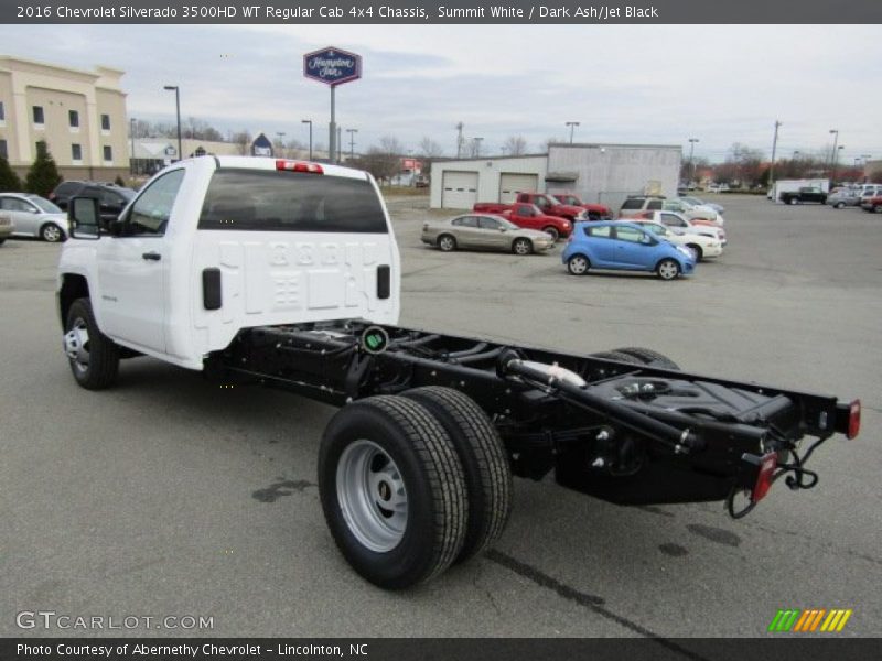 Summit White / Dark Ash/Jet Black 2016 Chevrolet Silverado 3500HD WT Regular Cab 4x4 Chassis