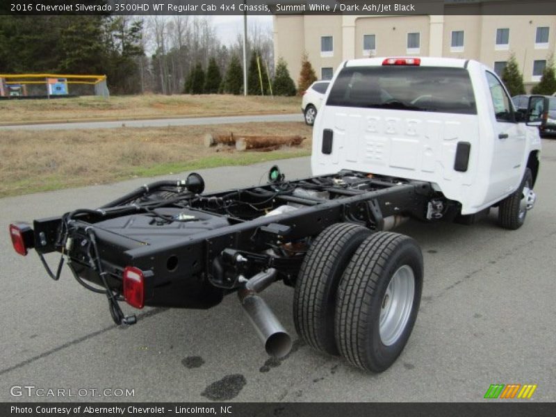Summit White / Dark Ash/Jet Black 2016 Chevrolet Silverado 3500HD WT Regular Cab 4x4 Chassis
