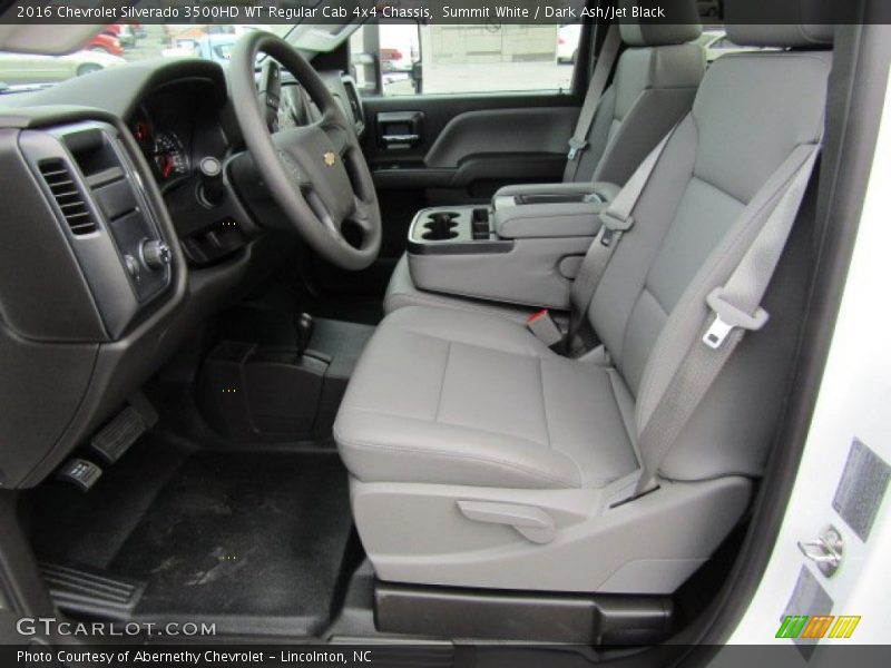 Front Seat of 2016 Silverado 3500HD WT Regular Cab 4x4 Chassis