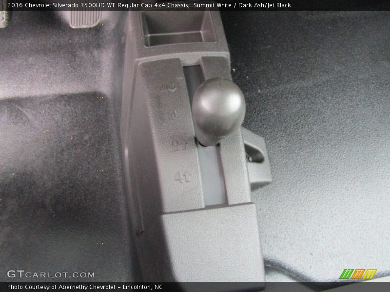 Summit White / Dark Ash/Jet Black 2016 Chevrolet Silverado 3500HD WT Regular Cab 4x4 Chassis