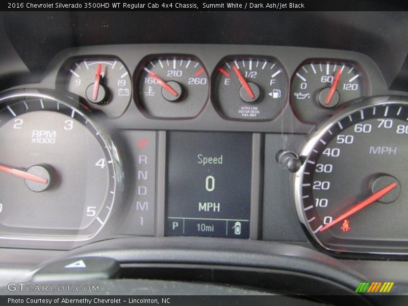 Summit White / Dark Ash/Jet Black 2016 Chevrolet Silverado 3500HD WT Regular Cab 4x4 Chassis