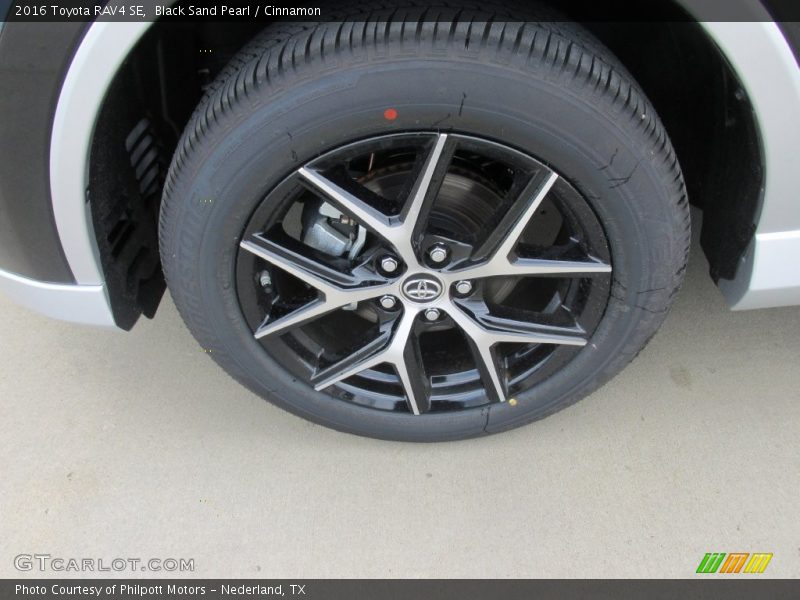 Black Sand Pearl / Cinnamon 2016 Toyota RAV4 SE