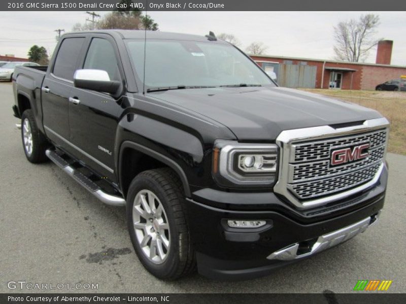 Onyx Black / Cocoa/Dune 2016 GMC Sierra 1500 Denali Crew Cab 4WD