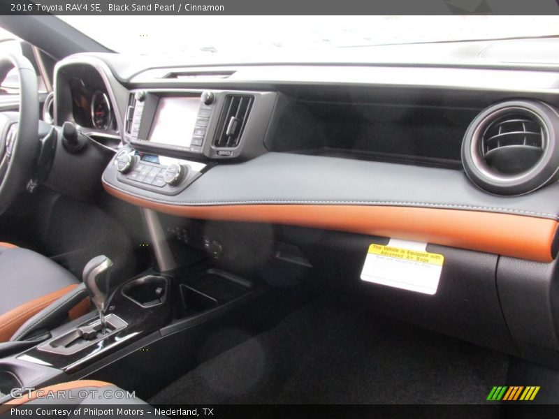 Black Sand Pearl / Cinnamon 2016 Toyota RAV4 SE